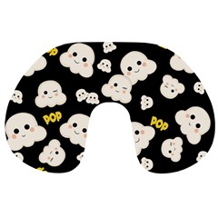 Cute Kawaii Popcorn pattern Travel Neck Pillows