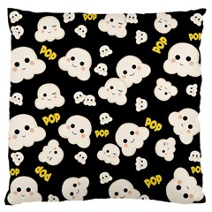 Cute Kawaii Popcorn pattern Standard Flano Cushion Case (One Side)