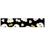 Cute Kawaii Popcorn pattern Small Flano Scarf Back