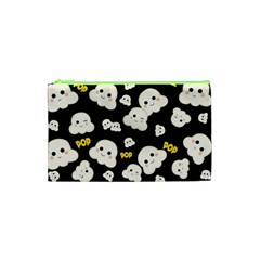 Cute Kawaii Popcorn Pattern Cosmetic Bag (xs)