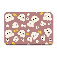 Cute Kawaii Popcorn Pattern Small Doormat 