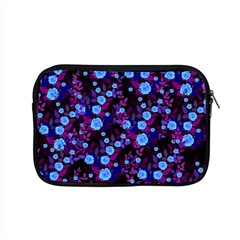 Purple Blue  Roses Apple Macbook Pro 15  Zipper Case by snowwhitegirl