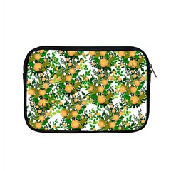 Peach Roses White Apple Macbook Pro 15  Zipper Case by snowwhitegirl