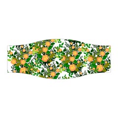 Peach Roses White Stretchable Headband