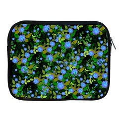 Blue Luminescent Roses Apple Ipad 2/3/4 Zipper Cases by snowwhitegirl