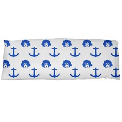 Vintage Face Anchor Blue Body Pillow Case (dakimakura) by snowwhitegirl