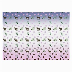 Ombre Deer Pattern Large Glasses Cloth