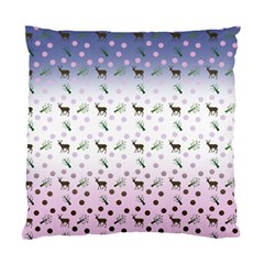 Ombre Deer Pattern Standard Cushion Case (one Side)