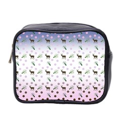 Ombre Deer Pattern Mini Toiletries Bag (two Sides)