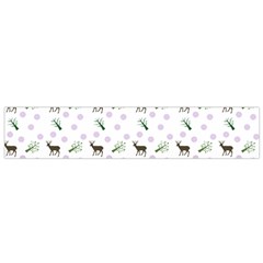 Ombre Deer Pattern Small Flano Scarf by snowwhitegirl