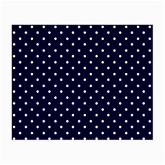 Little  Dots Navy Blue Small Glasses Cloth (2-side)
