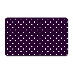 Little  Dots Purple Magnet (rectangular)