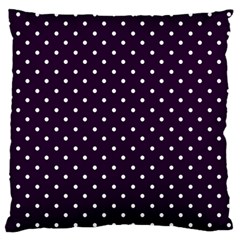 Little  Dots Purple Standard Flano Cushion Case (one Side)