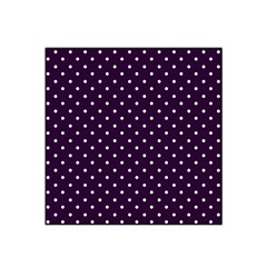 Little  Dots Purple Satin Bandana Scarf