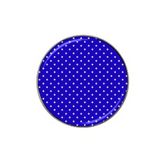 Little  Dots Royal Blue Hat Clip Ball Marker