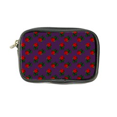 Red Roses Purple Coin Purse