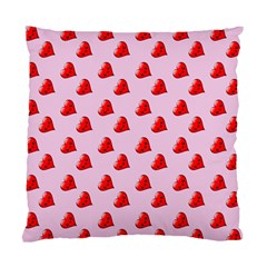 Kawai Hearts Standard Cushion Case (one Side) by snowwhitegirl