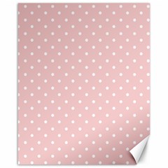 Little  Dots Pink Canvas 16  X 20  by snowwhitegirl