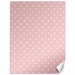 Little  Dots Pink Canvas 36  X 48  by snowwhitegirl