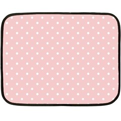 Little  Dots Pink Fleece Blanket (mini) by snowwhitegirl