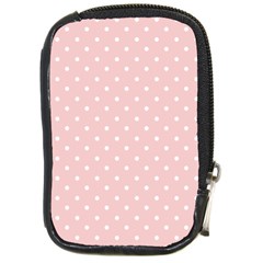 Little  Dots Pink Compact Camera Leather Case