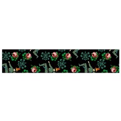 Vintage Jester Floral Pattern Small Flano Scarf