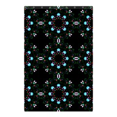 Embroidery Paisley Black Shower Curtain 48  X 72  (small)  by snowwhitegirl