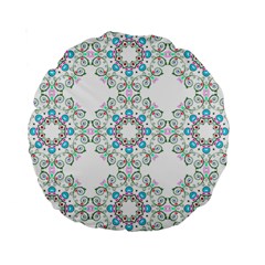 Embroidery Paisley Standard 15  Premium Round Cushions