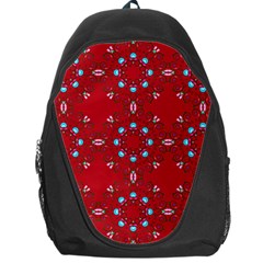 Embroidery Paisley Red Backpack Bag by snowwhitegirl