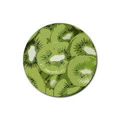 Kiwis Rubber Round Coaster (4 Pack) 