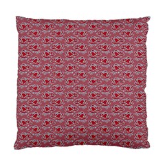 Retro Red Pattern Standard Cushion Case (one Side)