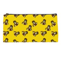 Girl With Popsicle Yello Pencil Cases by snowwhitegirl