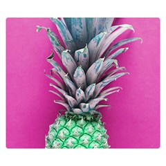 Green Pineapple Double Sided Flano Blanket (small) 