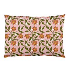 Pink Dot Floral Pillow Case (two Sides)