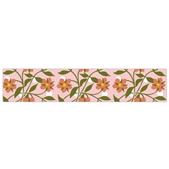 Pink Dot Floral Small Flano Scarf by snowwhitegirl