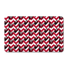 Vintage Camera Chevron Magnet (rectangular)