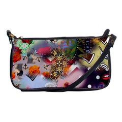 Pattern Patchwork Shoulder Clutch Bag