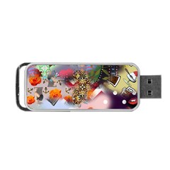 Pattern Patchwork Portable Usb Flash (two Sides)