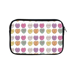 Valentine Hearts White Apple Macbook Pro 13  Zipper Case by snowwhitegirl