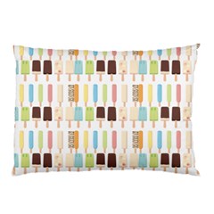 Candy Popsicles White Pillow Case
