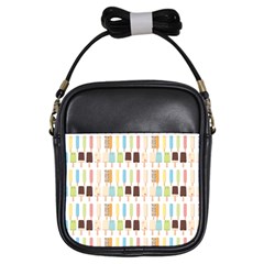 Candy Popsicles White Girls Sling Bag