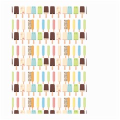 Candy Popsicles White Small Garden Flag (Two Sides)