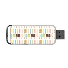 Candy Popsicles White Portable USB Flash (One Side)