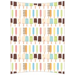 Candy Popsicles White Back Support Cushion