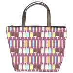 Candy Popsicles Purple Bucket Bag Front