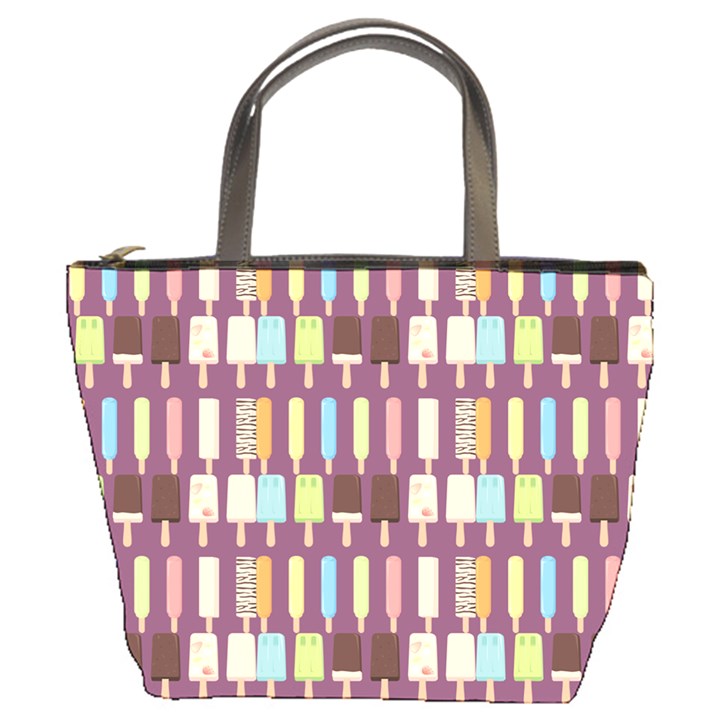 Candy Popsicles Purple Bucket Bag