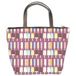 Candy Popsicles Purple Bucket Bag Back