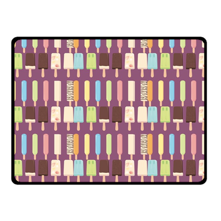 Candy Popsicles Purple Fleece Blanket (Small)