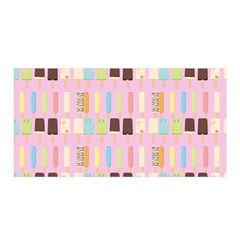 Candy Popsicles Pink Satin Wrap