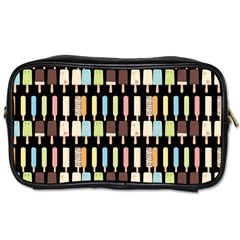 Candy Popsicles Black Toiletries Bag (two Sides) by snowwhitegirl